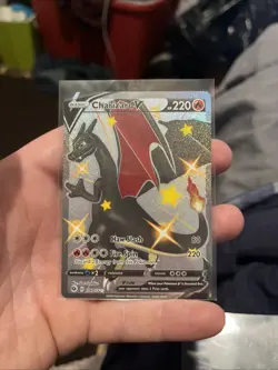 Pokemon TCG Charizard V Champions Path Holo Card 079/073 Secret Rare NM/M 2020 - Image 1