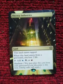 Oscorp Industries MTG Marvel's Spider-Man Hand Painted Extended Full Altered Art - Image 2