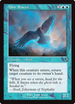 Retro MIST RAVEN x4 mtg NM-M Innistrad Remastered 4 Unc - Image 1