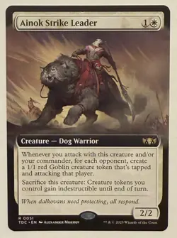 Ainok Strike Leader Extended Art - Commander: Tarkir: Dragonstorm: MTG - Image 1