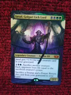 Jarad, Golgari Lich Lord MTG Tarkir: Dragonstorm Hand Painted Full Altered Art v - Image 2