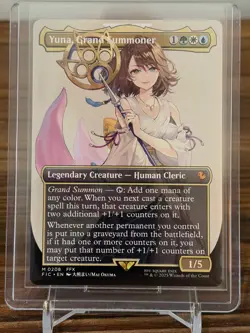 Magic The Gathering MTG #208 Yuna Grand Summoner Borderless Non-Foil - Image 1