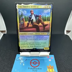 Cid, Timeless Artificer (Foil) MTG × Final Fantasy U 0412 NM - Image 1