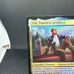 Cid, Timeless Artificer (Foil) MTG × Final Fantasy U 0412 NM - Image 2