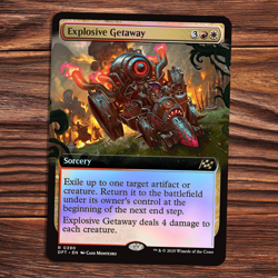 Explosive Getaway - FOIL - Aetherdrift - Magic the Gathering - Image 1