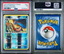 2009 POKEMON PLATINUM MILOTIC REVERSE HOLO SUPREME VICTORS #SH7 PSA 7 NM SECRET - Image 3
