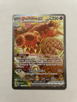 Dachsbun EX 169/142 Sv07 Stellar Crown Holo SIR Near Mint Pokemon Card - Image 1
