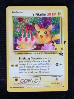 _____'s Pikachu (Wizards Black Star Promo) Pokemon Celebrations #24 - Image 1