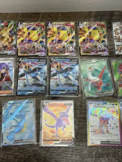 Lot Of 93 ONLY HOLOS Modern Pokemon Collection Binder EX/V/VStar/VMax/Shiny - Image 5