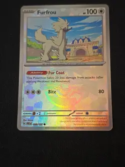 Furfrou (Master Ball Pattern) 088/131 Sv: Prismatic Evolutions Pokemon TCG NM - Image 1
