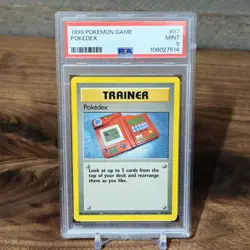 1999 POKEMON GAME BASE SET #87 POKEDEX PSA 9 MINT - Image 1