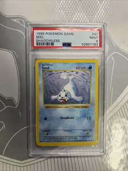 PSA 9 - Pokemon SEEL 41/102 - SHADOWLESS BASE SET - MINT - Image 1
