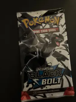 Heavy 22.80g Pokemon TCG SV 10.5 Black Bolt Booster Pack Sealed! - Image 2