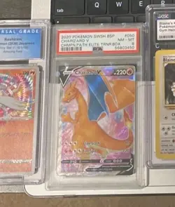 X5 Pokemon PSA SGC CGC Reshiram Kangaskhan Charizard Kindler Dunsparce Mint Lot - Image 2