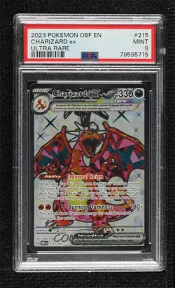 Charizard ex Ultra Rare Pokemon SV03: Obsidian Flames (OBF) PSA 9 MINT - Image 1