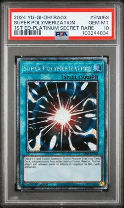 2024 YU-GI-OH! RA03-QUARTER CENTURY BONANZA #EN053 SUPER POLYMERIZATION PSA 10 - Image 1