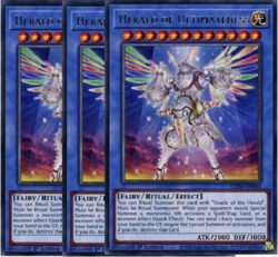 Herald of Ultimateness x3 GEIM-EN046 YuGiOh! 1st Ed Rare Playset - Image 1