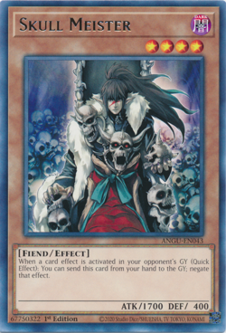 Skull Meister x3 ANGU-EN043 YuGiOh! 1st Ed Rare Playset - Image 1