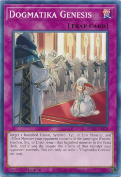 Dogmatika Genesis x3 BLVO-EN070 YuGiOh! 1st Edition Common - Image 1