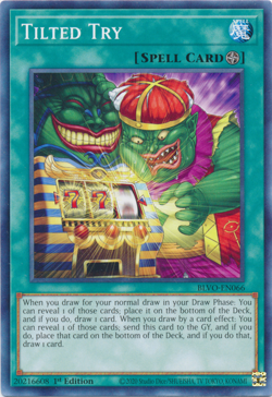 Tilted Try x3 BLVO-EN066 YuGiOh! Common - Image 1