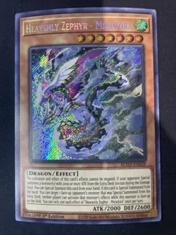 Yu-Gi-Oh! - Heavenly Zephyr Miradora - BLVO-EN029 - Secret Rare- 1st Ed - NM/M - Image 1