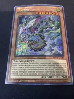 Yu-Gi-Oh! - Heavenly Zephyr Miradora - BLVO-EN029 - Secret Rare- 1st Ed - NM/M - Image 2