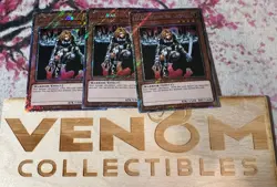 3x (M/NM) - D.D. Warrior Lady - RA03-EN129 - Platinum Rare - 1st Edition YuGiOh - Image 1