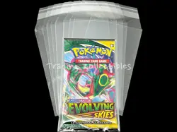10X - Pokemon Booster Pack Protective Sleeves Magic Yu-Gi-Oh (Pack not Included) - Image 1