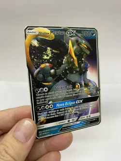 Shadow Mewtwo GX Gold Metal Pokemon Card-Collectible Gift Display！COOL - Image 1