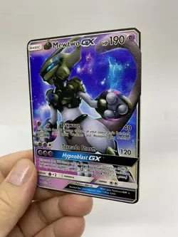 Mewtwo GX Gold Metal Pokemon Card-Collectible Gift Display！Christmas COOL - Image 3