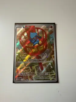 Riolu Black Star 010 Me: Mega Evolution Holo Pokemon Card - Image 1
