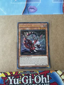 Yugioh Dragotail Mululu JUSH-EN005 Ultra Rare 1st Edition NM Card - Image 2
