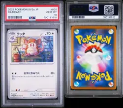 2023 Pokemon SV2a JP Raticate PSA 10 Gem Mint Card #020 - Image 3