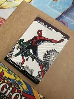 Mtg Spider-Man Heroic Intervention Mythic 0034 Borderless Non Foil NM Card - Image 3