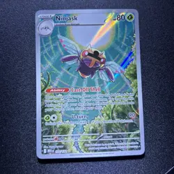 Ninjask 137/132 illustration rare Mega Evolution pokemon card - Image 1