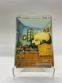 Snorlax Van Gogh Gold Metal Pokemon Card-Collectible Gift Display！NICE - Image 1