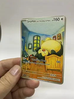 Snorlax Van Gogh Gold Metal Pokemon Card-Collectible Gift Display！NICE - Image 4