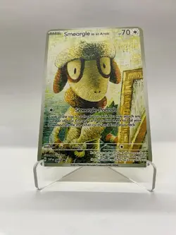Smeargle Van Gogh Gold Metal Pokemon Card-Collectible Gift Display！NICE - Image 1