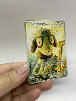 Smeargle Van Gogh Gold Metal Pokemon Card-Collectible Gift Display！NICE - Image 3