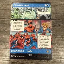 1 x The Clone Saga - Borderless - Marvel's Spider-Man - NM-Mint - MTG - Image 1