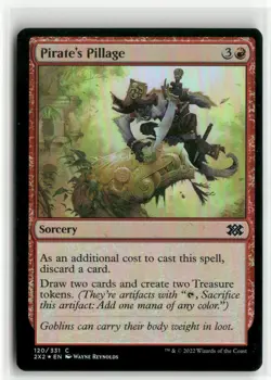 Pirate's Pillage FOIL Double Masters 2022 MTG NM - Image 1