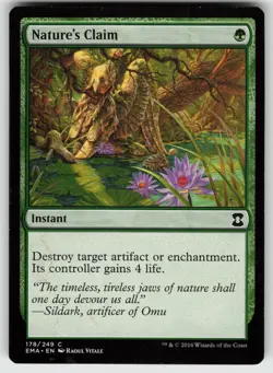 Nature's Claim C Eternal Masters 178 MTG - Image 1