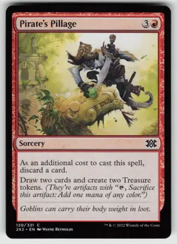 Pirate's Pillage C Double Masters 2022 120 MTG - Image 1
