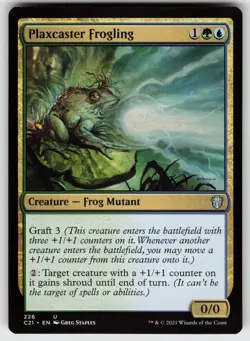 Plaxcaster Frogling U Commander 2021 226 MTG - Image 1