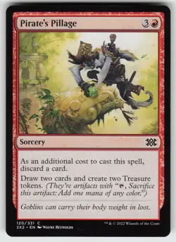 Pirate's Pillage C Double Masters 2022 120 MTG - Image 1