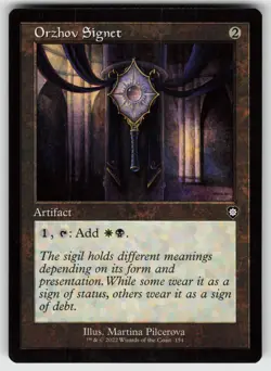 Orzhov Signet C Commander Legends: Battle for Baldur's Gate 867 MTG - Image 1