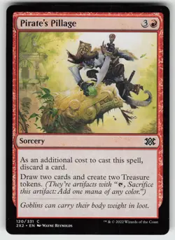 Pirate's Pillage C Double Masters 2022 120 MTG - Image 1