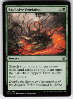 Explosive Vegetation U Dragons of Tarkir 186 MTG - Image 1
