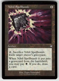 Nihil Spellbomb (Retro Frame) C Commander: The Brothers' War 152 MTG - Image 1