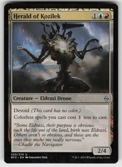 Herald of Kozilek U Battle for Zendikar 205 MTG - Image 1